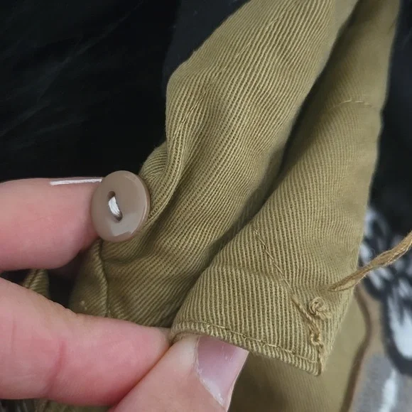 Ann Taylor LOFT Olive Faux Fur Hooded Jacket - Picture 7 of 16